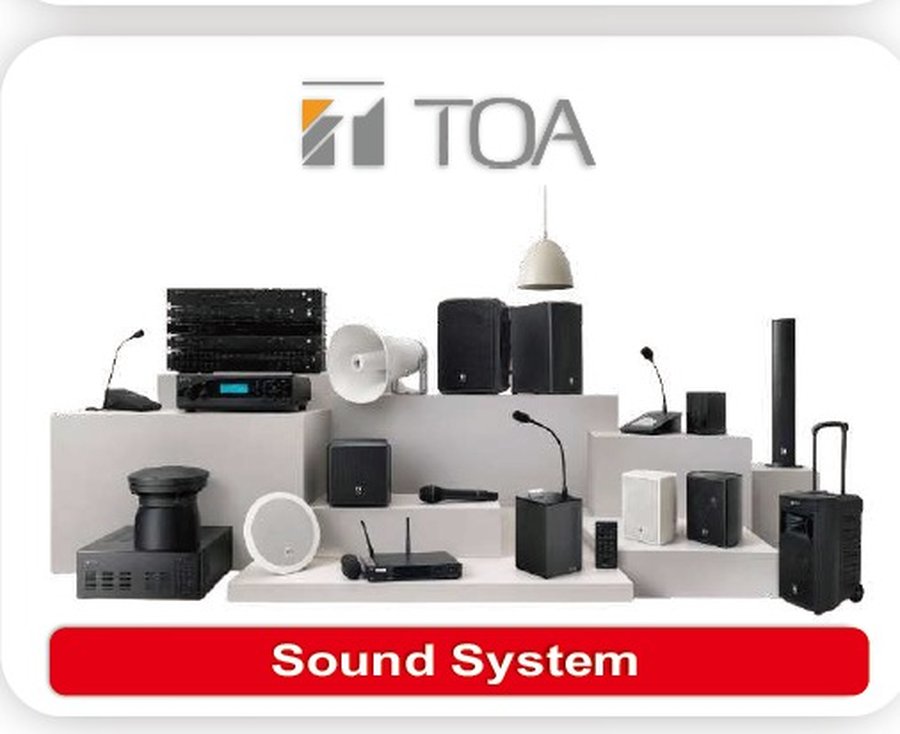 TOA sound system