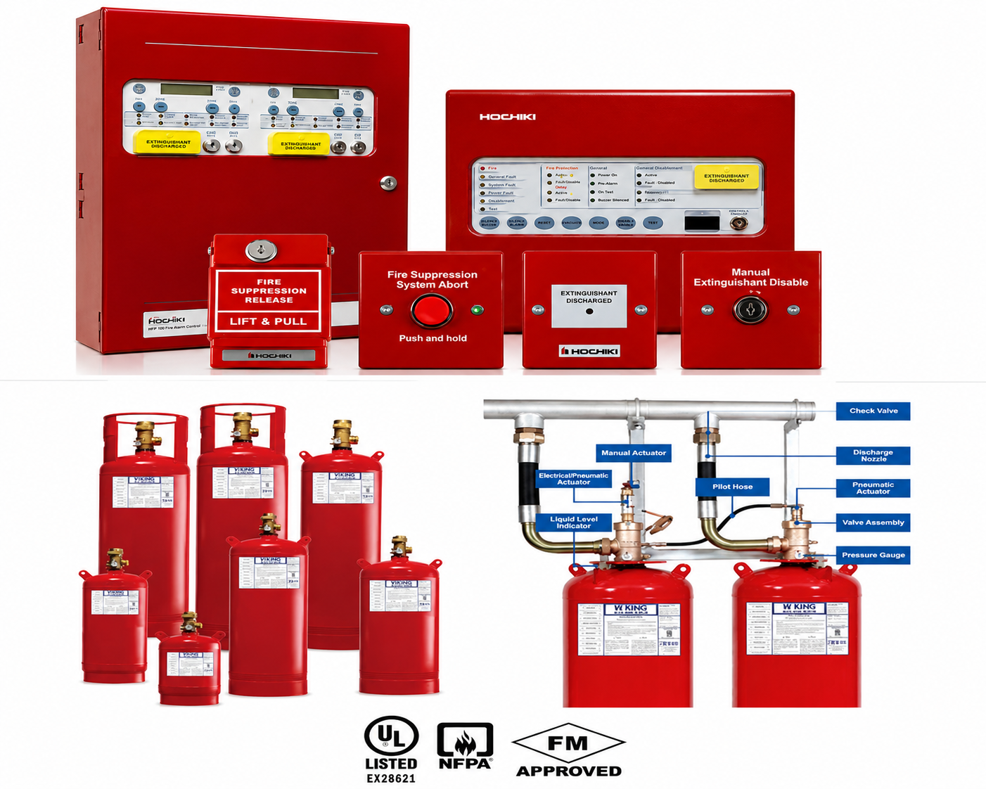Hochiki fire suppression control system